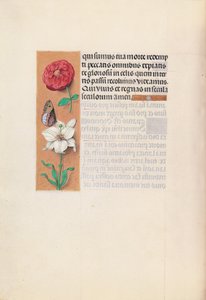 Hodiny královny Isabely Katolické, královny Španělska: Fol. 76v, c. 1500. od Master of the First Prayerbook of Maximillian