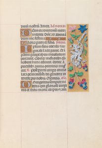 Hodiny královny Isabely Katolické, královny Španělska: Fol. 84r, c. 1500. od Master of the First Prayerbook of Maximillian