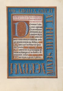 Hodiny královny Isabelly Katolické, královny Španělska: Fol, 98r, c. 1500. od Master of the First Prayerbook of Maximillian
