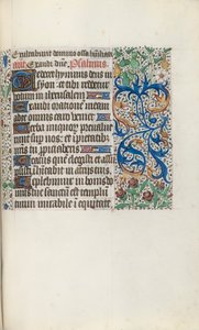 Kniha hodin (použití Rouen): fol. 136r od Master of the Geneva Latini