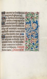 Kniha hodin Použití Rouen: fol. 107r, c. 1470. od Master of the Geneva Latini