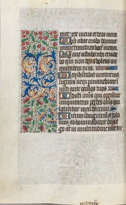 Kniha hodin Použití Rouen: fol. 110v, c. 1470. od Master of the Geneva Latini
