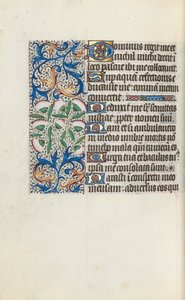 Kniha hodin Použití Rouen: fol. 117v, c. 1470.