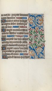 Kniha hodin Použití Rouen: fol. 119r, c. 1470. od Master of the Geneva Latini