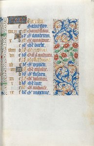 Kniha hodin Použití Rouen: fol. 12r, c. 1470. od Master of the Geneva Latini