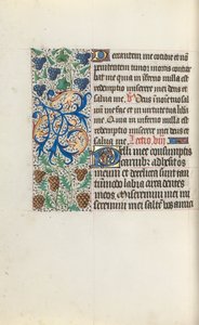 Kniha hodin Použití Rouen: fol. 131v, c. 1470. od Master of the Geneva Latini
