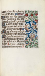 Kniha hodin Použití Rouen: fol. 137r, c. 1470. od Master of the Geneva Latini