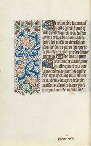 Kniha hodin Použití Rouen: fol. 149v, c. 1470.