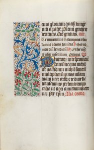 Kniha hodin Použití Rouen: fol. 14v, c. 1470. od Master of the Geneva Latini