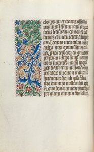 Kniha hodin Použití Rouen: fol. 25V, c. 1470. od Master of the Geneva Latini