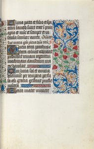 Kniha hodin Použití Rouen: fol. 30r, c. 1470. od Master of the Geneva Latini
