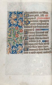 Kniha hodin Použití Rouen: fol. 39b, c. 1470. od Master of the Geneva Latini