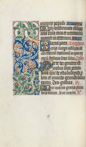 Kniha hodin Použití Rouen: fol. 60v, c. 1470. od Master of the Geneva Latini