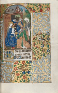 Kniha hodin Použití Rouen: fol. 64r, Klanění tří králů, c. 1470. od Master of the Geneva Latini