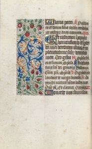 Kniha hodin Použití Rouen: fol. 69v, c. 1470. od Master of the Geneva Latini