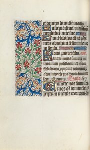 Kniha hodin Použití Rouen: fol. 74v, c. 1470. od Master of the Geneva Latini