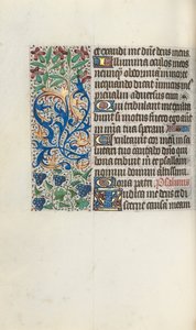 Kniha hodin Použití Rouen: fol. 75 V, c. 1470. od Master of the Geneva Latini