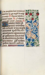 Kniha hodin Použití Rouen: fol. 79r, c. 1470. od Master of the Geneva Latini