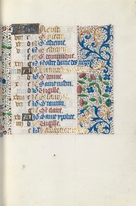 Kniha hodin Použití Rouen: fol. 8r, c. 1470. od Master of the Geneva Latini