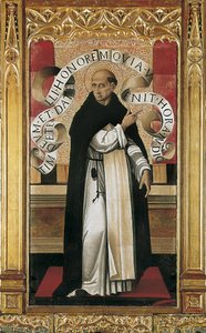 Saint Vincent Ferrer (1350-1419) (malba) od Master of the Grifo