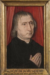 Portrét Jana de Mol, kolem roku 1485 (olej na panelu) od Master of the Guild of Saint George at Malines