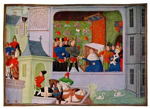 Rozhovor Richarda II. a vévody z Gloucesteru, 14. století 15. století.