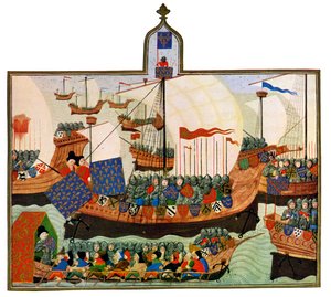 Výprava Francouzů a Janovců do Barbary, 15. století.