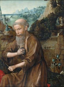 Svatý Jeroným od Master of the Legend of Saint Lucy
