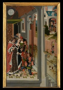 Panel z Legendy o svaté Voršule od Master of the Legend of St. Ursula