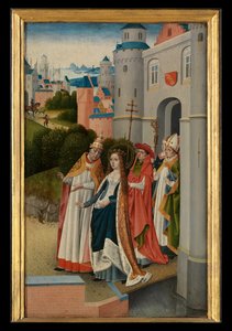 Panel z Legendy o svaté Voršule od Master of the Legend of St. Ursula