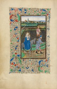 Útěk do Egypta od Master of the Llangattock Hours