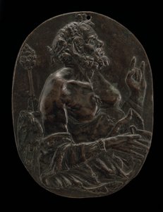 Satyr, konec 15. nebo začátek 16. století. od Master of the Martelli Mirror