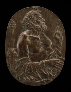Satyr, konec 15. nebo začátek 16. století. od Master of the Martelli Mirror