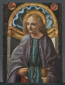 Svatý Jan Evangelista od Master of the Pala Sforzesca