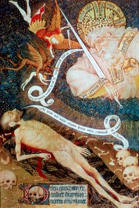 Soud smrti, počátek 15. století od Master of the Rohan Hours