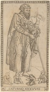 Saturno (Saturn) od Master of the S Series Tarocchi