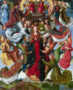 Marie, Královna nebes od Master of the Saint Lucy Legend