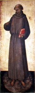 Sv. František (tempera na panelu)