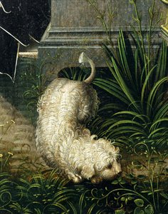 Kázání svatého Geryho, "pastýřské kázání"... od Master of the View of Saint Gudula
