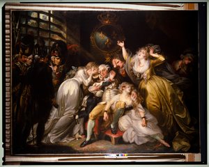 Francouzský král Ludvík XVI (plátno) od Mather Brown