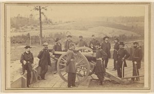 Generál Sherman a štáb před Atlantou, 19. července 1864 od Mathew B. Brady
