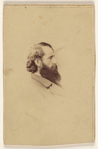 [Neznámý dlouhovousý muž z profilu] od Mathew B. Brady