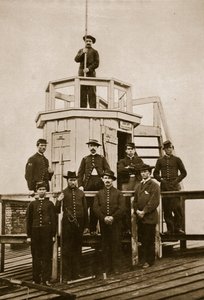 Central Signal Station, Washington, DC, 1861-65 (sépiová fotografie) od Mathew B. Brady