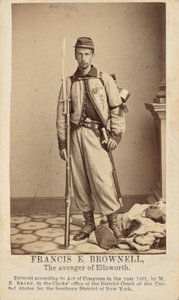 Francis E. Brownell,1861 (foto) od Mathew Brady