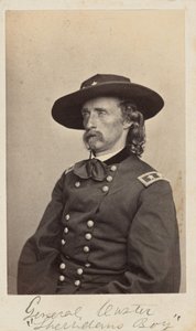 Generál George Armstrong Custer, 1865 (foto) od Mathew Brady