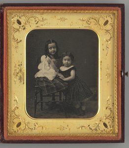 Portrét dvou dívek bez názvu, 1861. od Mathew Brady
