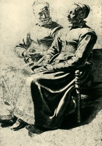 Dvě rolnické ženy, polovina 17. století, 1943.