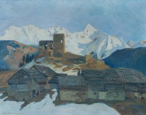 Zima v ženách (Tyrolsko) od Mathilde Sitta Allé