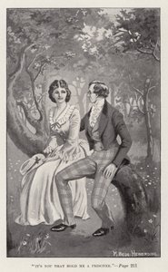 Ilustrace k knize The Adventures of Mr Verdant Green, An Oxford Freshman (litografie) od Matt Bede Hewerdine