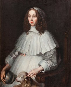 Anna Margareta von Haugwitz kolem roku 1650 od Mattaus the Younger Merian